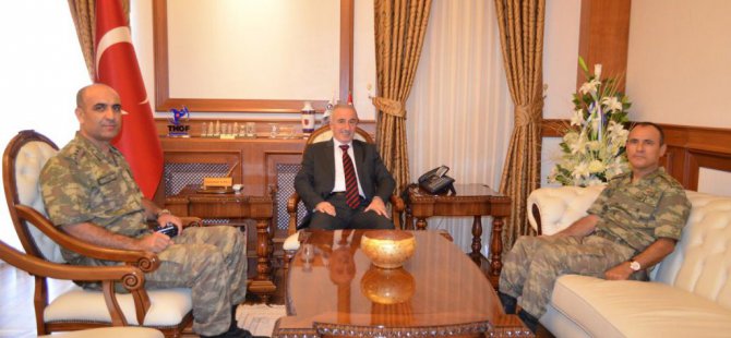 Tuğgenerel Özcan'dan Vali Kamçı'ya ziyaret
