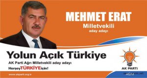 AK PARTİDE MEHMET ERAT BAŞVURUSUNU YAPTI