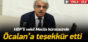 TBMM'de Öcalan'a Teşekkür