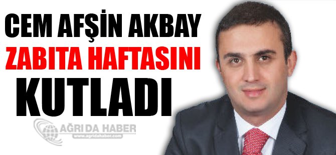 Patnos Belediye Başkanı Zabıta Haftası'nı Kutladı