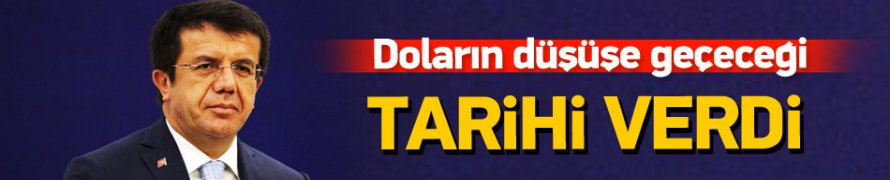 Ekonomi Bakanı Doların düşüşe geçeceği tarihi verdi