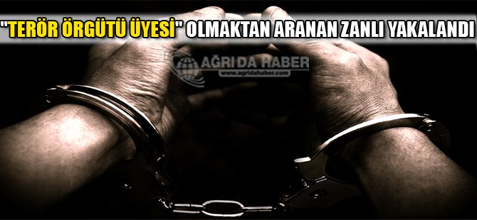 'Terör örgütü üyesi' olmaktan aranan zanlı yakalandı