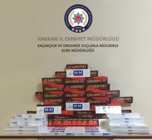 Kargo aracında kaçak sigara ele geçirildi