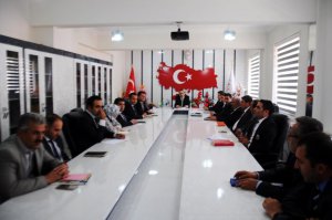 Hizan'da 'İlçe İdare Şube Başkanları' toplantısı