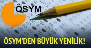 ÖSYM müjdeyi verdi