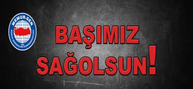 Memur-Sen Ağrı Şubesi Ankara Saldırısını Kınadı