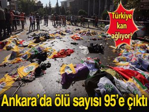 Ankara'daki Terör Saldırısında Ölü Sayısı 95'e Çıktı