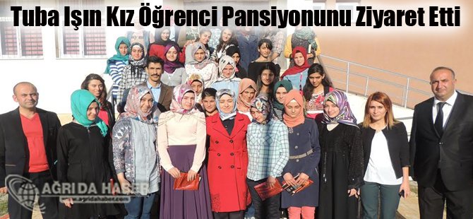 Tuba Işın Kız Öğrenci Pansiyonunu Ziyaret Etti