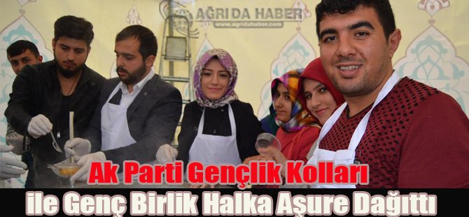 Ak Parti Gençlik Kolları ile Genç Birlik Halka Aşure Dağıttı