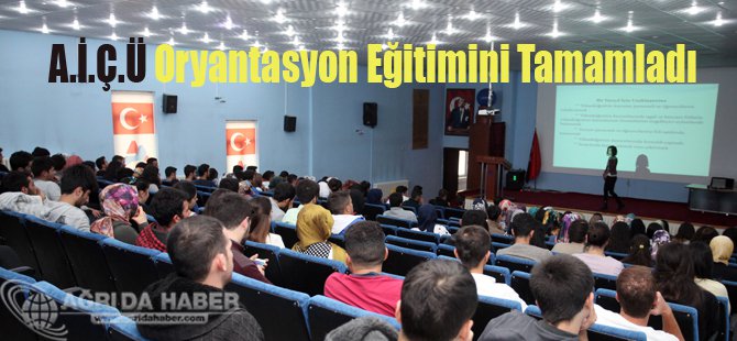 A.İ.Ç.Ü Oryantasyon Eğitimini Tamamladı