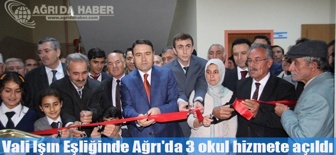 Vali Musa Işın Eşliğinde Ağrı'da 3 Hizmete Açıldı