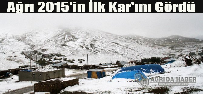 Türkiye'de 2015'in  İlk Karı O İlimize Yağdı !