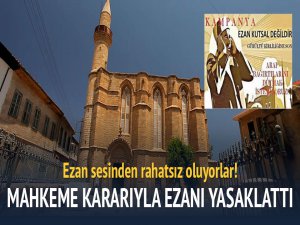 KKTC'de sabah ezanının okunması yasakladı