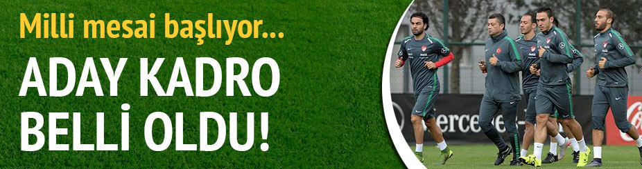 Fatih Terim 25 kişilik Milli Takım Aday Kadrosunu Açıkladı