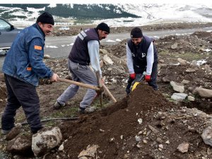 Erzurum Büyükşehir Belediyesi Mezarlık Çalışmaları