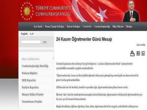 Erdoğan'dan 'Öğretmenler Günü' mesajı yayımladı