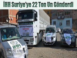 İHH Suriye'ye 22 Ton Un Gönderdi