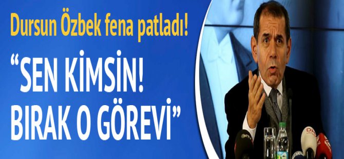 Dursun Özbek'ten Sert Açıklama: Sen bu işi bırak Harun