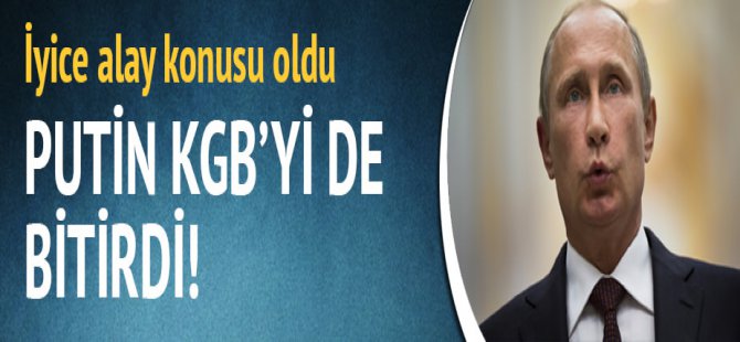Putin KGB'nin façasını çizdi Sosyal Medyada Alay Konusu Oldu