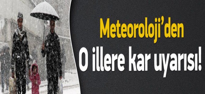 Meteorolojiden Uyarı! kar yağışı Ve Fırtına Geliyor