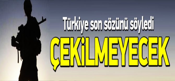 Türk askeri Başika'dan çekilmeyeceğini açıkladı