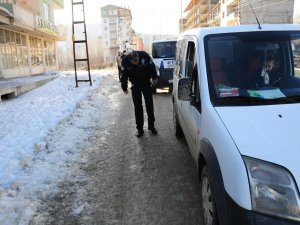 Hizan'da kış lastiği denetimi