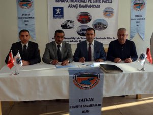 Tatvan'da indirimli araç alımı için sözleşme kesildi