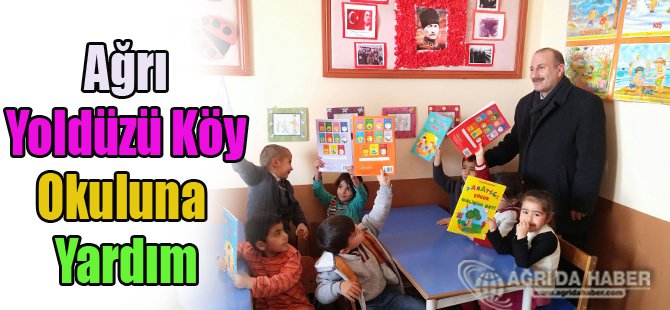 Aydın'lı Üniversite Öğrencilerin'den Ağrı Yoldüzü Köy Okuluna Yardım
