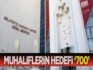 Muhaliflerin hedefi 700 imza