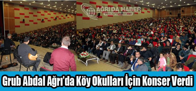 Ağrı'da köy okulları yararına konser verildi