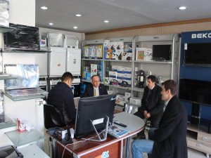 Karal'dan esnaf ziyareti