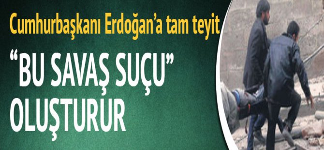 Erdoğan : Rusya Suriye'de sivilleri öldürüyor