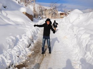 Bitlis'de Pimapenli Kayak Keyfi