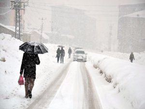 hakkari'da Kar Yağışı Hayatı Olumsuz etkiledi