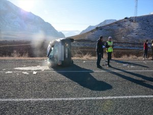 Erzurum'da Otomobil Takla Attı çok sayıda ölü ve yaralı