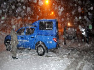Erzurum'da Çığ Düştü bir kişi yaralı