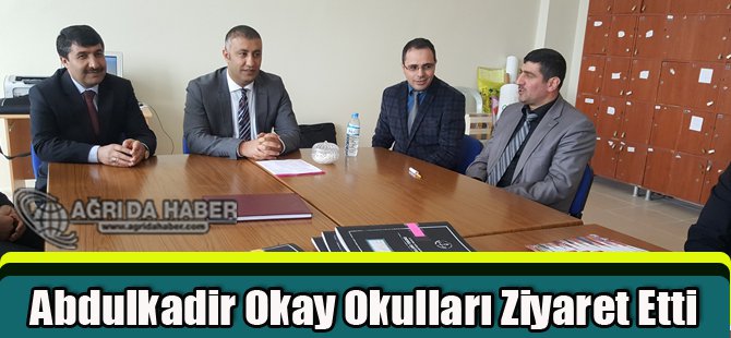 Eleşkirt Kaymakamı Abdulkadir Okay Okul Ziyareti