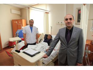 Diyaliz Hastası Hava Ambulansıyla Hastaneye Ulaştırıldı