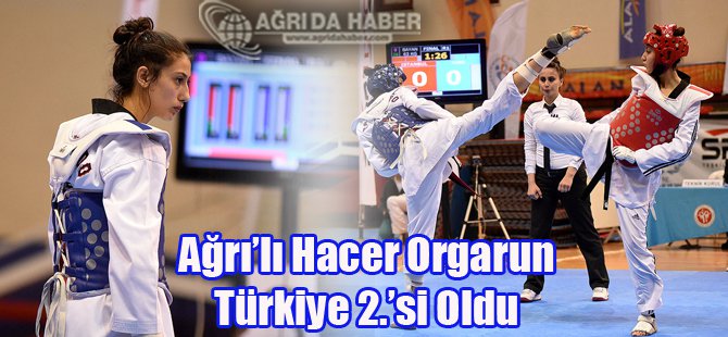 Ağrı'lı Sporcu Hacer Orgarun Türkiye İkincisi Oldu Bu Başarı Ağrı'da Bir İlk Oldu