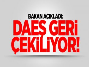 DAEŞ sonunda geri çekiliyor