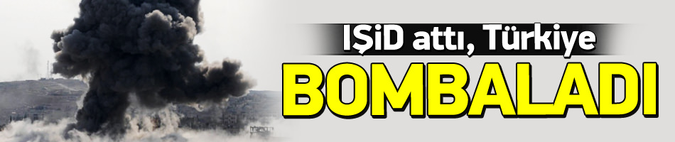 IŞİD havan mermisi attı, asker bombardımana tuttu