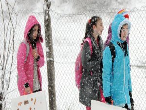 İkinci dönemin ilk kar tatili geldi