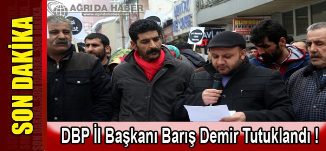 DBP İl Başkanı Barış Demir Tutuklandı