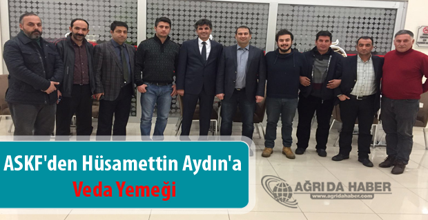 ASKF'den Hüsamettin Aydın'a Veda Yemeği