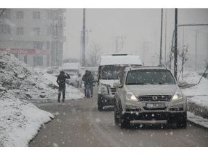 Yüksekova ilçesinde etkili olan kar yağışı hayatı olumsuz etkiliyor