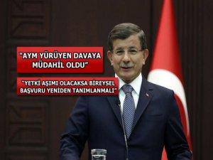 Davutoğlu'ndan Dündar ve Gül'ün tahliyesi