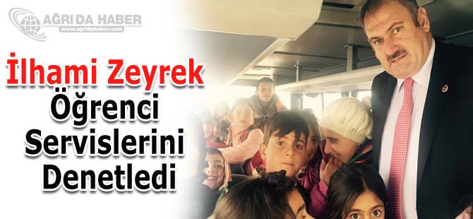 Yücekapı Belediye Başkanı İlhami Zeyrek Öğrenci Servislerini Denetledi