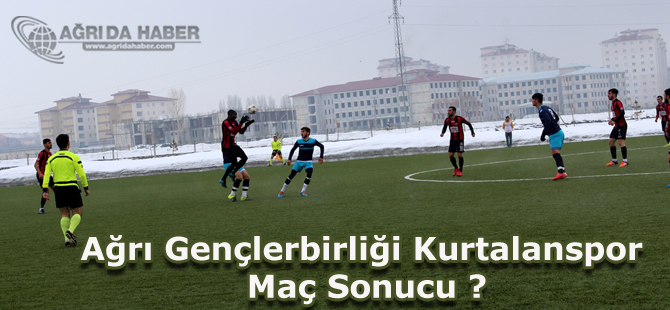 Futbol : Bölgesel Amatör Lig Ağrı Gençlerbirliği : 1 - Kurtalanspor : 1