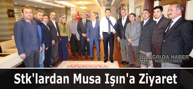 Stk'lardan Ağrı Valisi Musa Işın'a Ziyaret