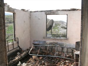 Malatya Kale'de Ev Yangını